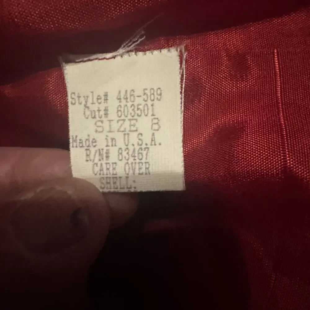 Mica Red Silk Sundress Size 8 Hippie Summer Knee-Length Dress Made in USA - Picture 8 of 9